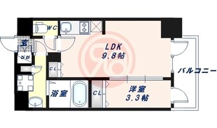 エスリードコート阿倍野昭和町の物件間取画像